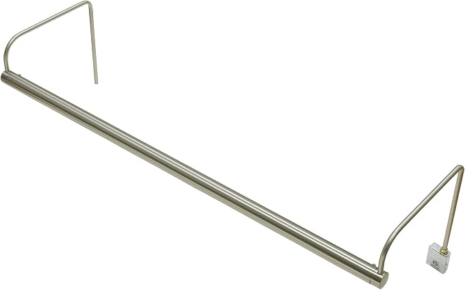30-inch Slim-Line Satin Nickel Plug-In Picture Light