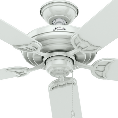 52 inch Sea Air White Indoor/Outdoor Ceiling Fan and Pull Chain