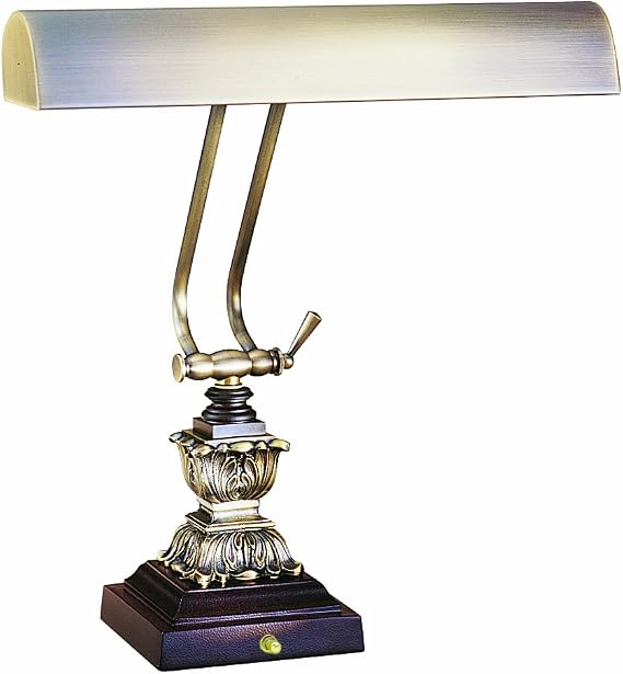 14.75-inch Piano/desk Antique Brass Desk Lamp