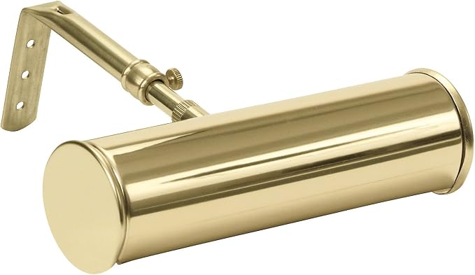 7-inch Advent Polished Brass Plug-In Picture Light