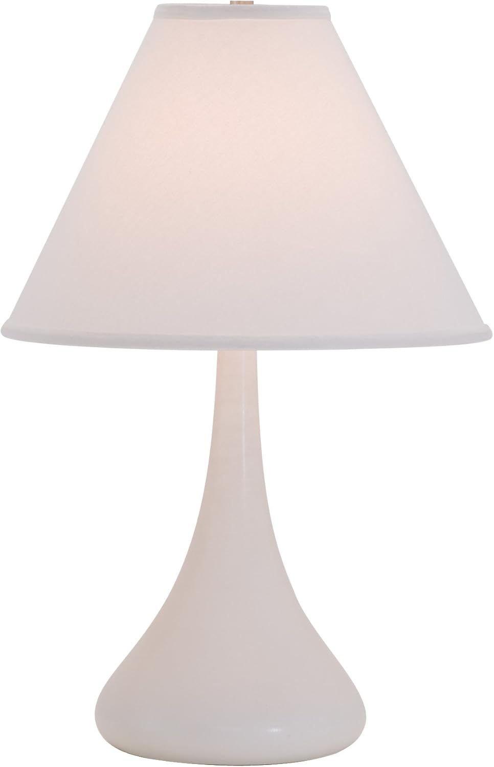 23-inch Scatchard Matte White Table Lamp