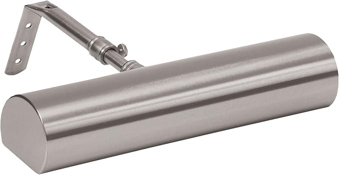 9-inch Classic Contemporary Satin Nickel in-Line Hi-Lo Switch Plug-In Picture Light