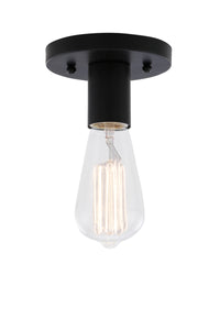 Auralume Semi-Flush Mount Satin Nickel