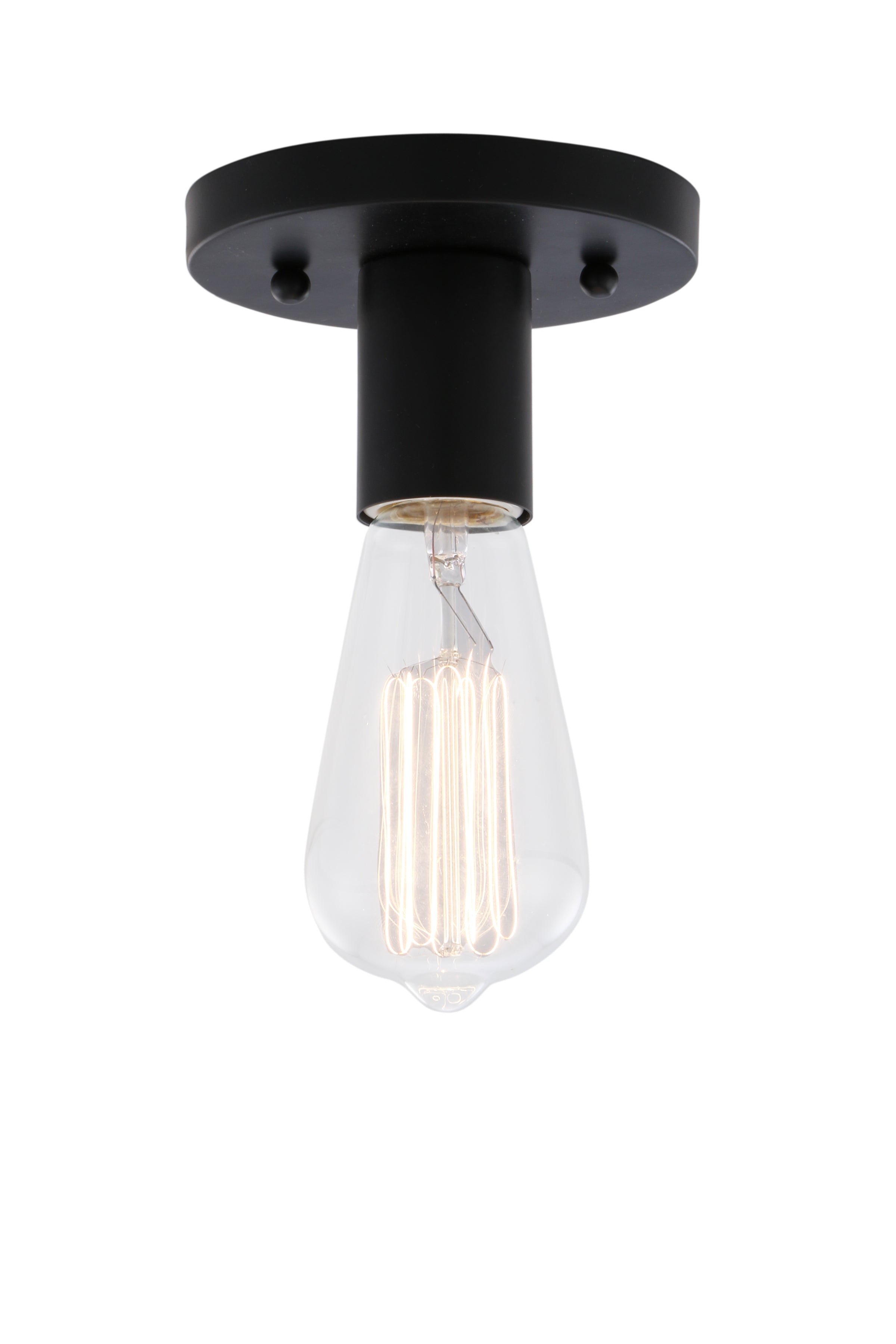 Auralume Semi-Flush Mount Satin Nickel