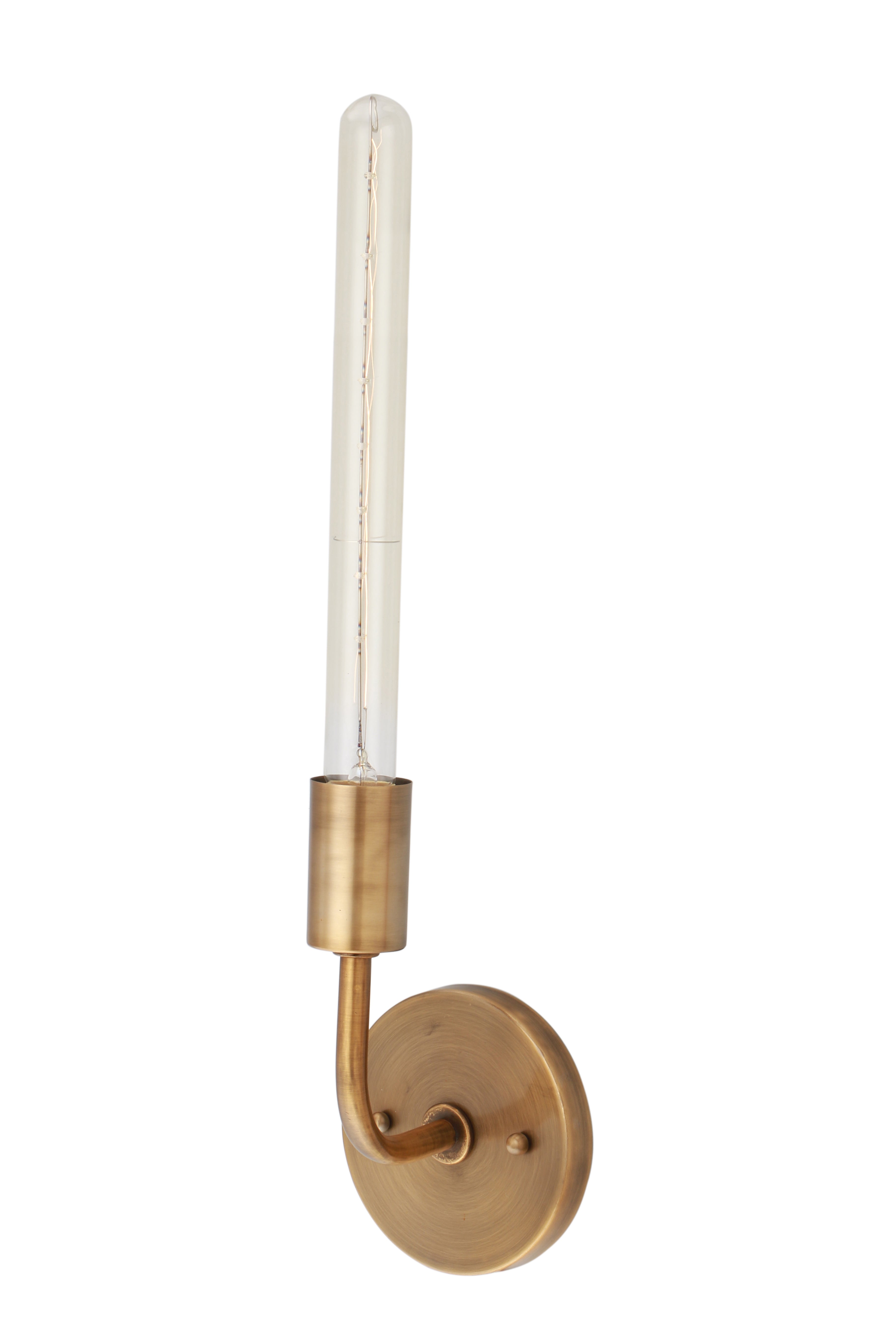 Downtown Urban Linear Cast Brass Vanity Light