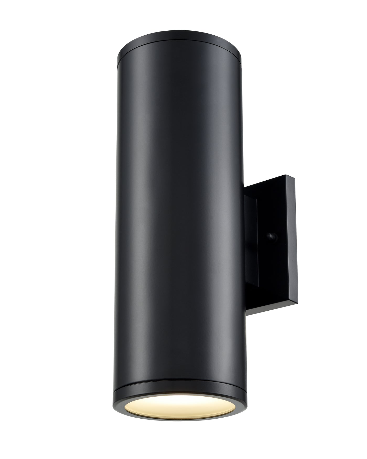 12.75-inch Vegas Powder Coated Black Outdoor Wall Sconce