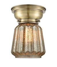 Franklin Flush Mount Brushed Satin Nickel