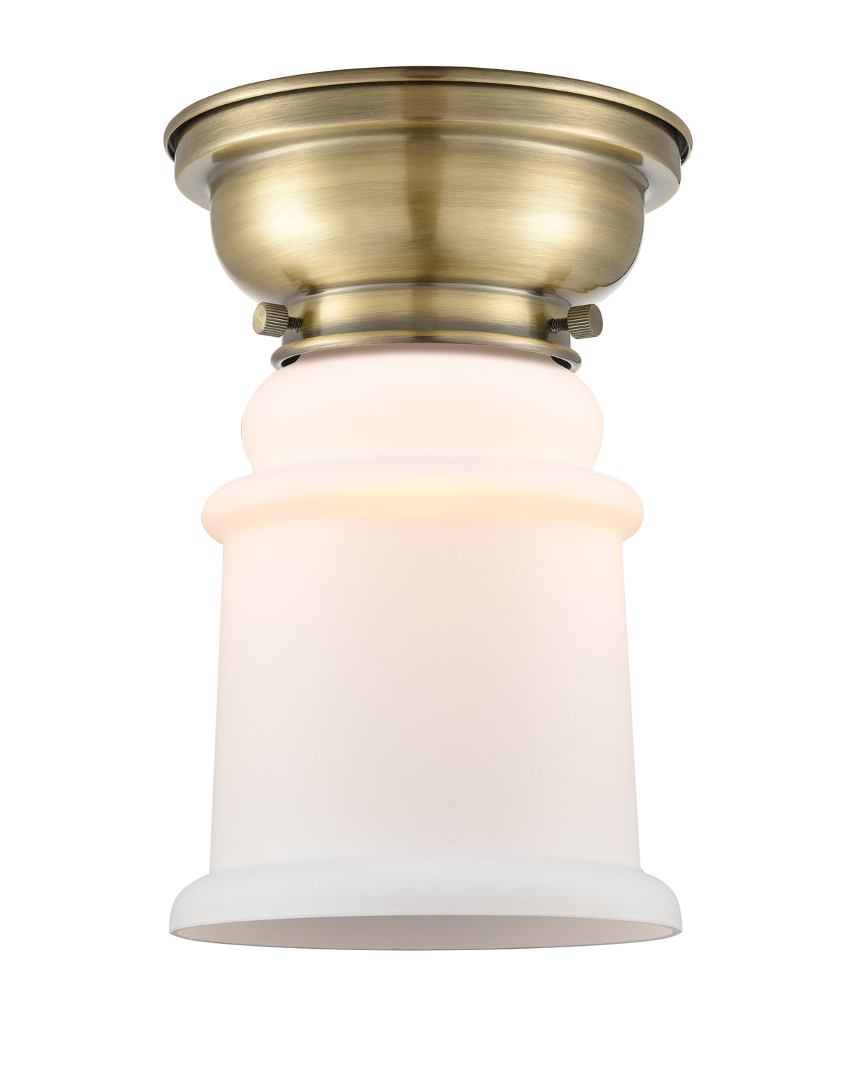 Canton 6-Inch 1-Light Flush Mount with LED Bulb