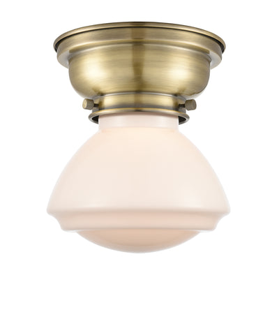 Olean 7-Inch 1-Light Flush Mount with LED Bulb