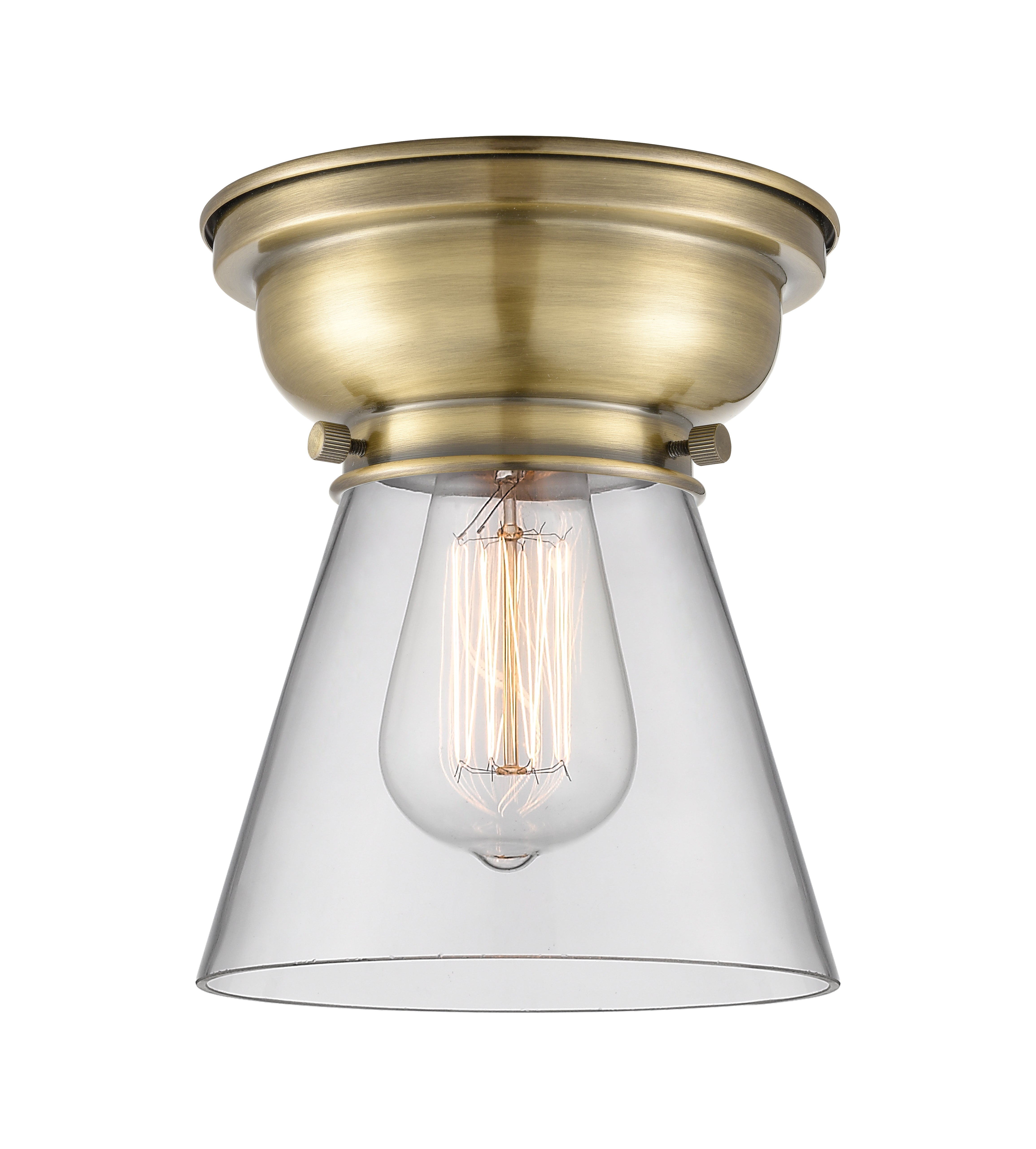 Franklin Flush Mount Brushed Satin Nickel