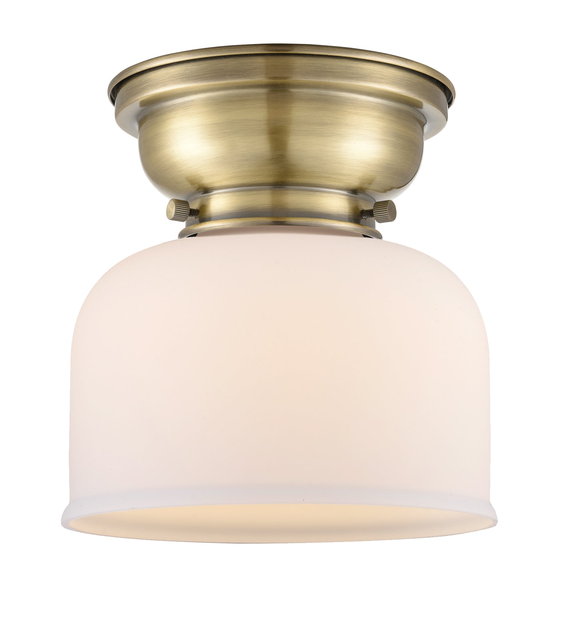 Franklin Flush Mount Glass Steel Design