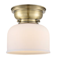 Franklin Flush Mount Glass Steel Design