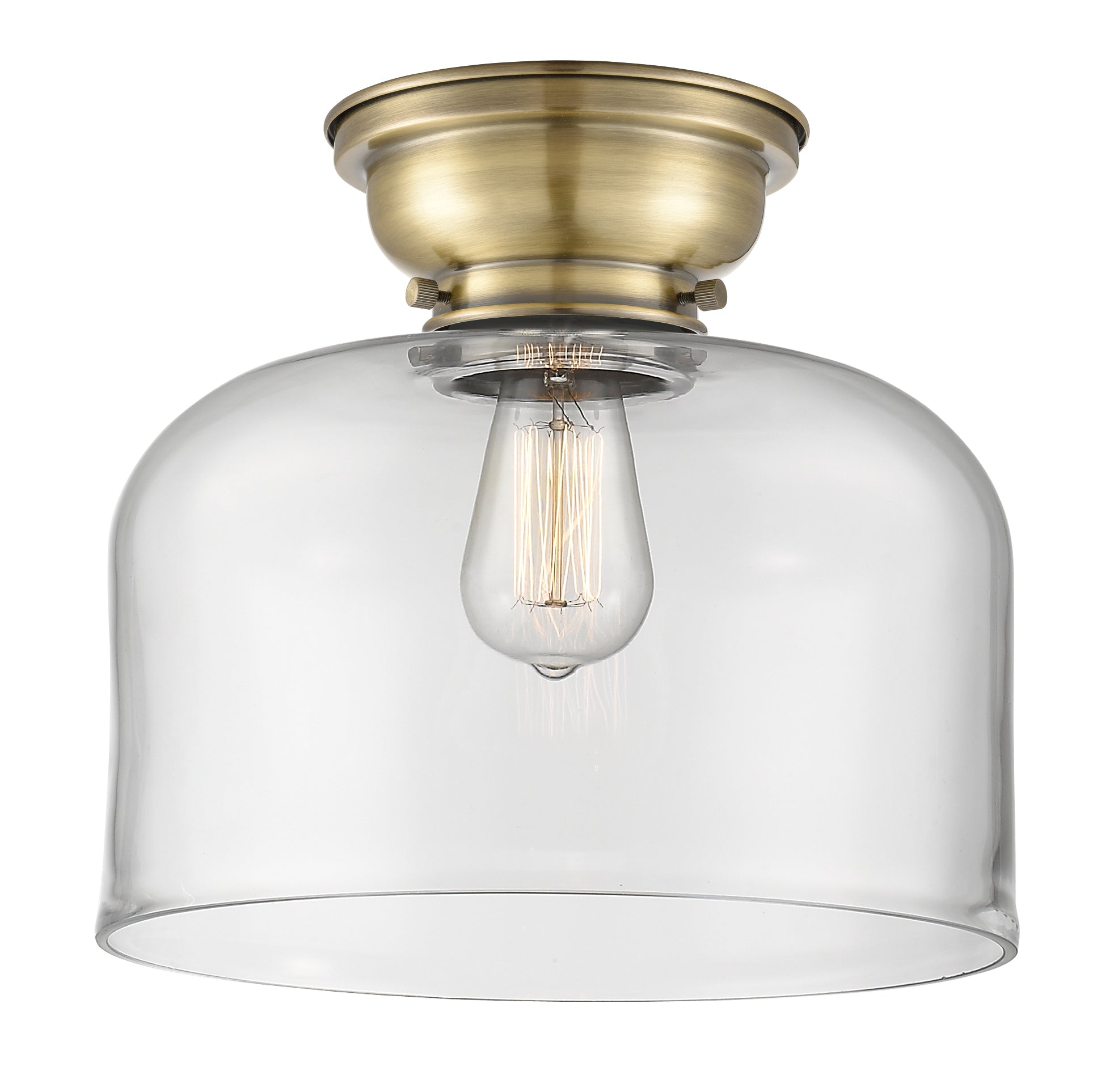 Franklin Flush Mount Brushed Satin Nickel