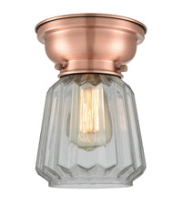 Franklin Flush Mount Brushed Satin Nickel