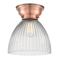Franklin Flush Mount Brushed Satin Nickel Glass