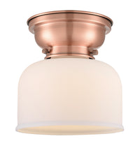 Franklin Flush Mount Glass Steel Design
