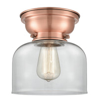 Franklin Flush Mount Glass Steel Design