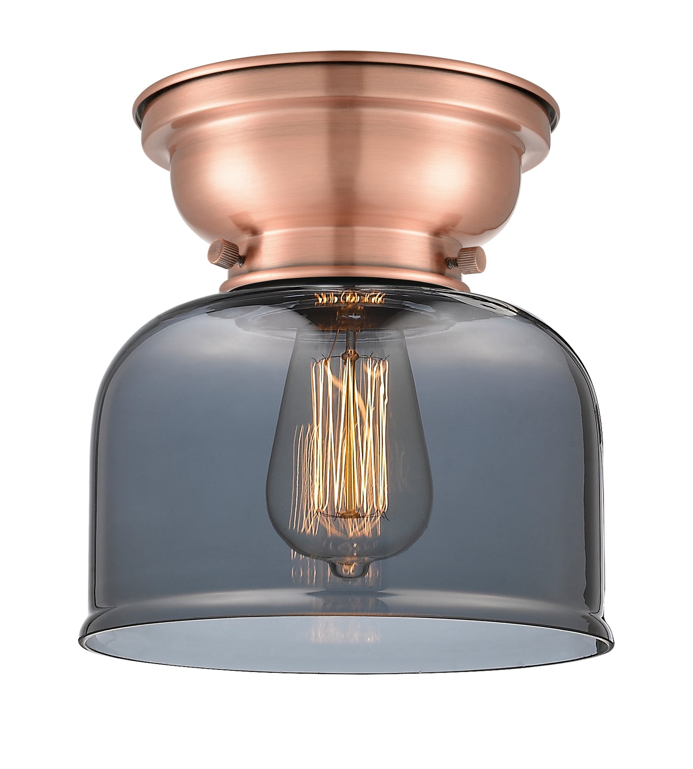 Franklin Flush Mount Glass Steel Design