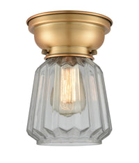 Franklin Flush Mount Brushed Satin Nickel