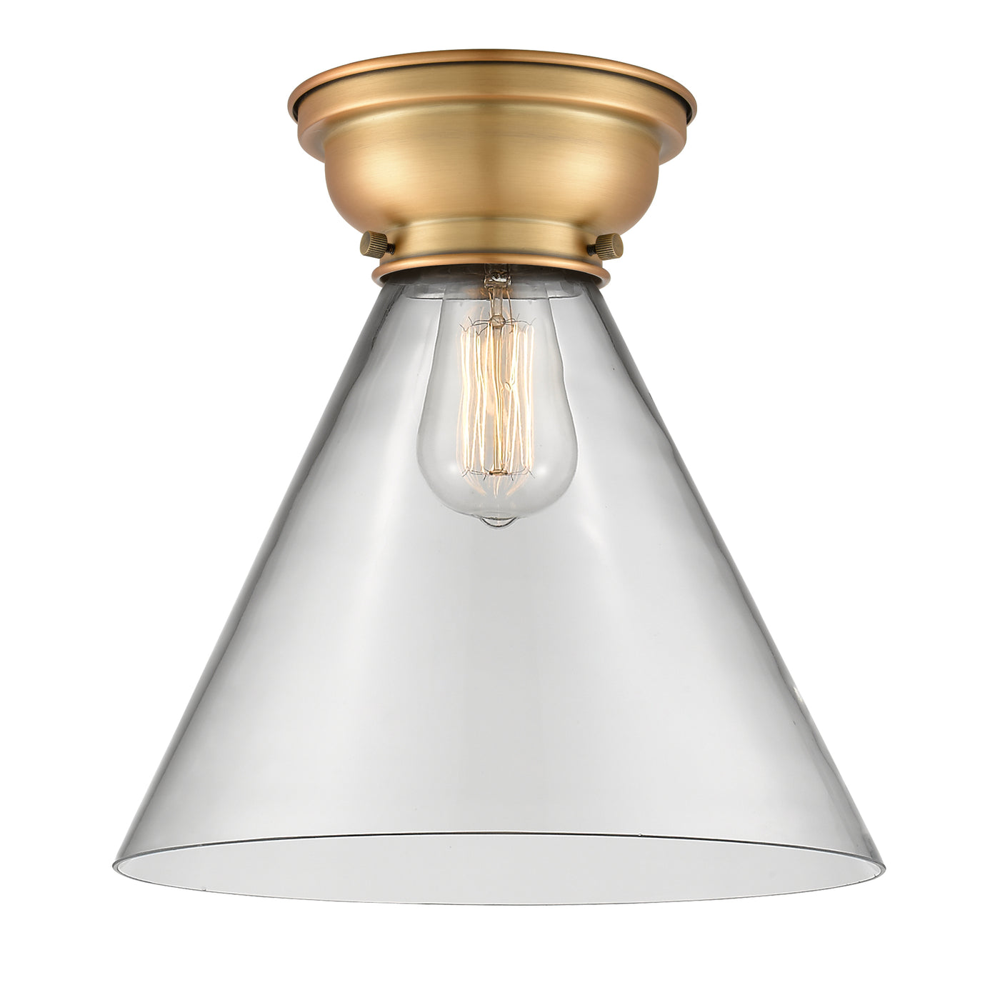 Franklin Flush Mount Brushed Satin Nickel