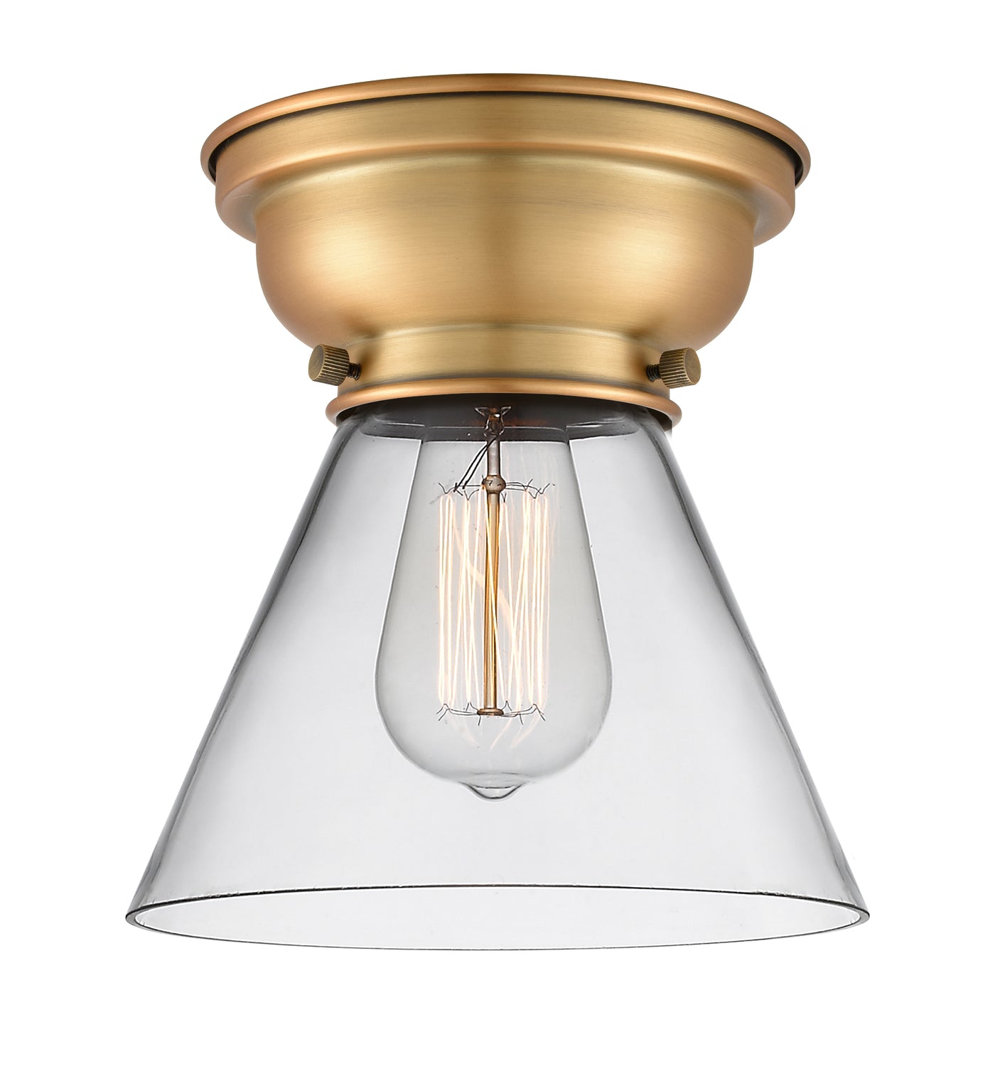Franklin Flush Mount Brushed Satin Nickel