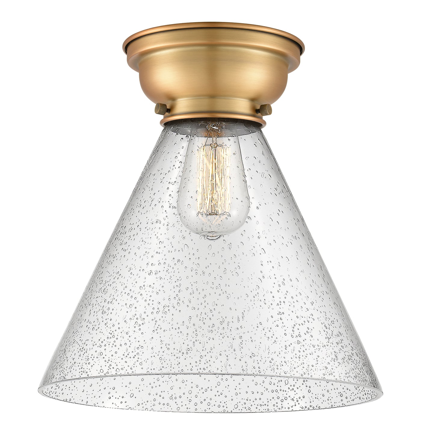 Franklin Flush Mount Brushed Satin Nickel