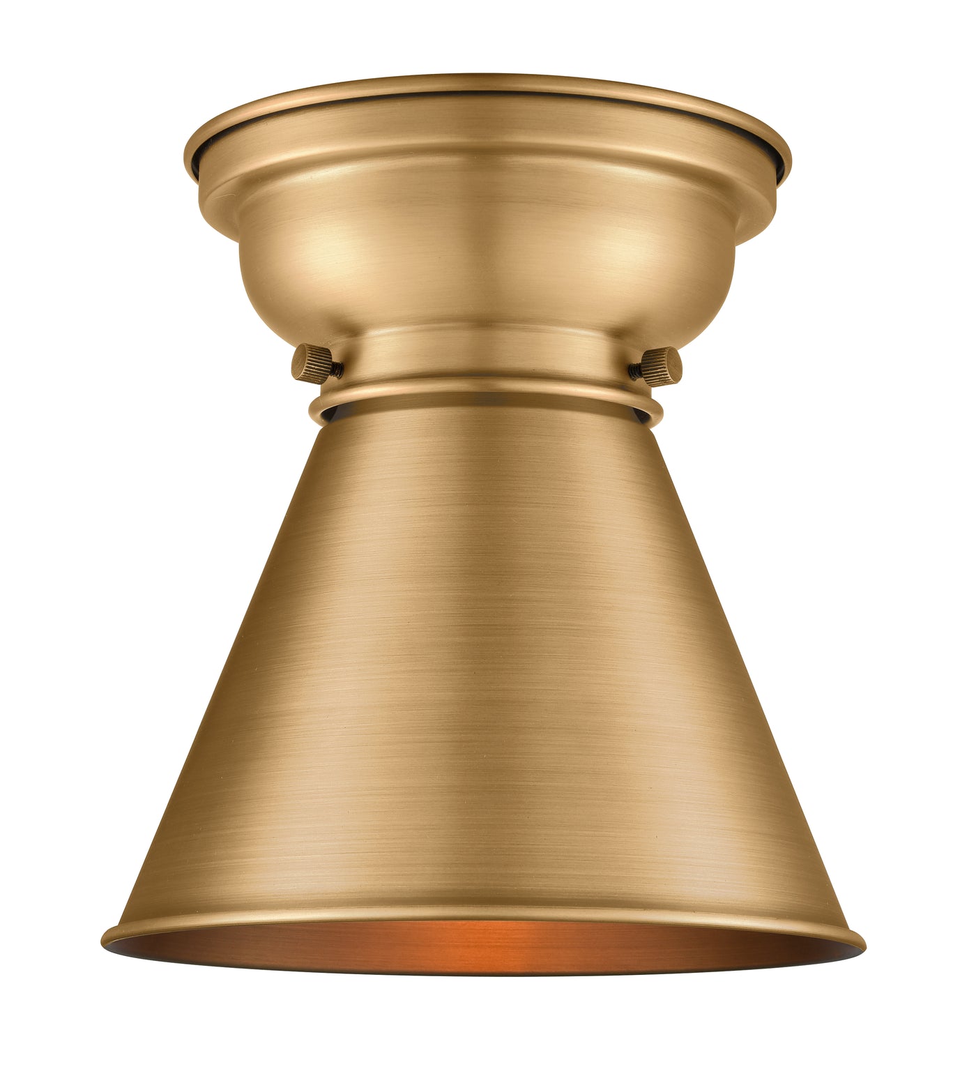 Franklin Flush Mount Brushed Satin Nickel Steel