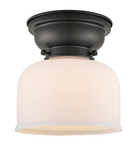Franklin Flush Mount Glass Steel Design