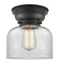 Franklin Flush Mount Glass Steel Design