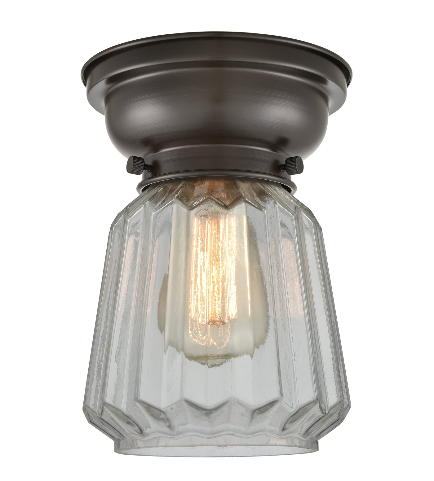 Franklin Flush Mount Brushed Satin Nickel