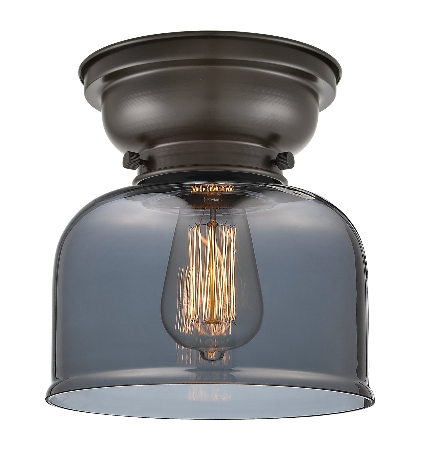 Franklin Flush Mount Glass Steel Design