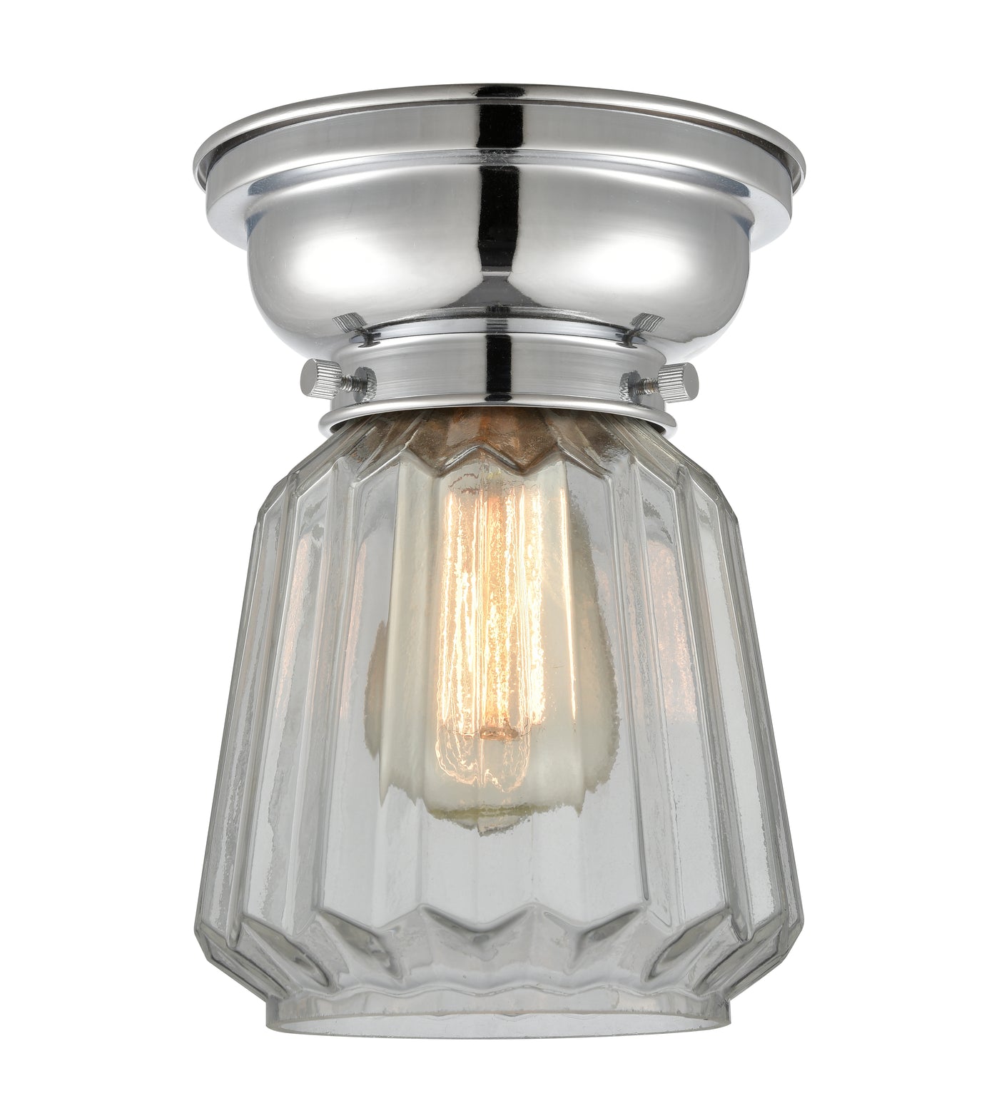 Franklin Flush Mount Brushed Satin Nickel
