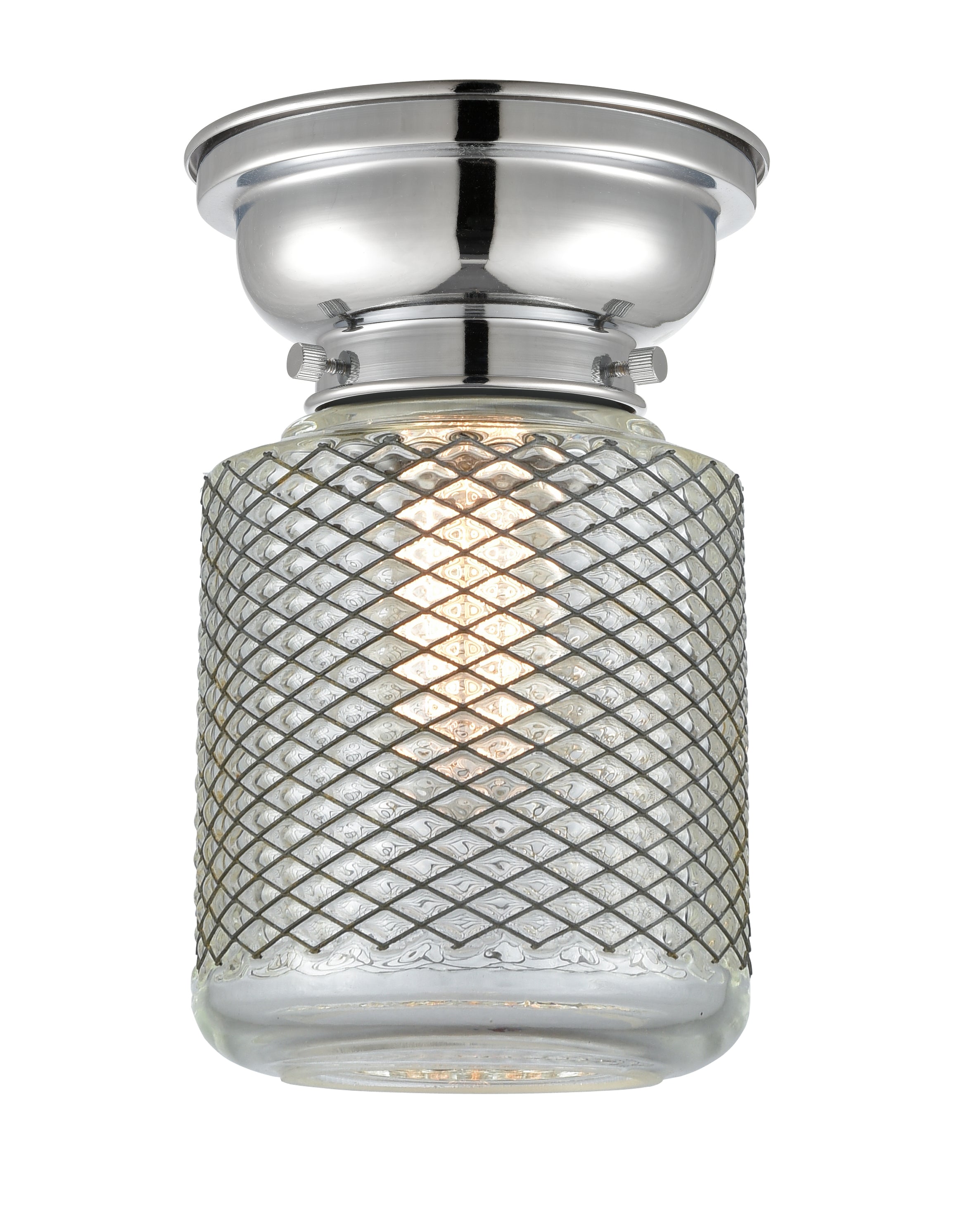 Franklin Flush Mount Brushed Satin Nickel