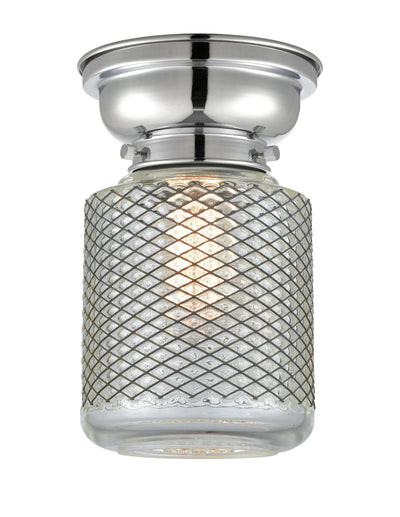 Franklin Flush Mount Brushed Satin Nickel