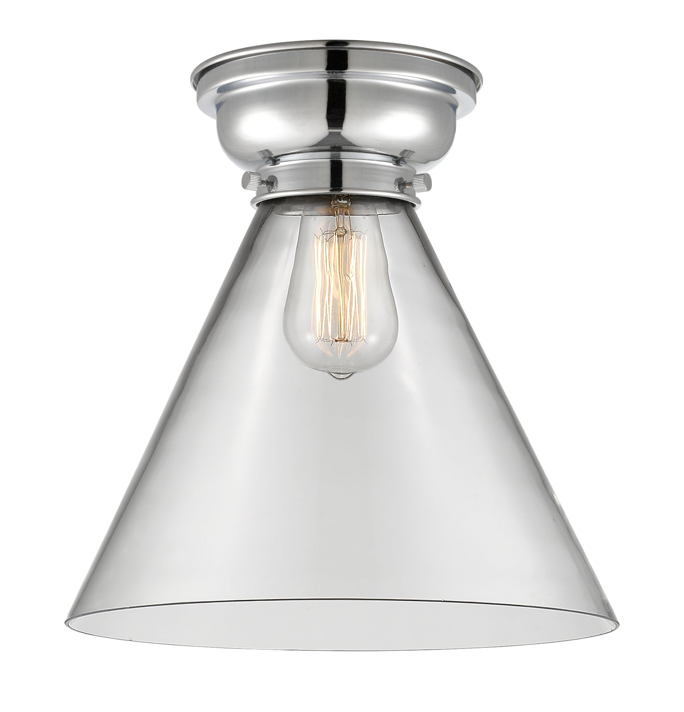 Franklin Flush Mount Brushed Satin Nickel