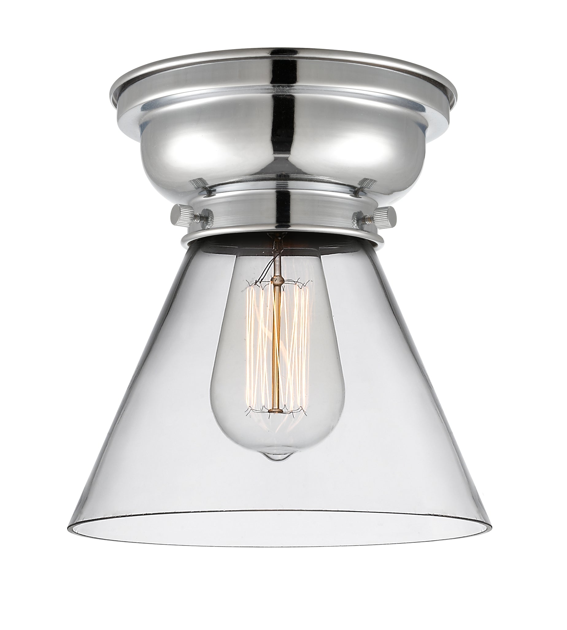 Franklin Flush Mount Brushed Satin Nickel