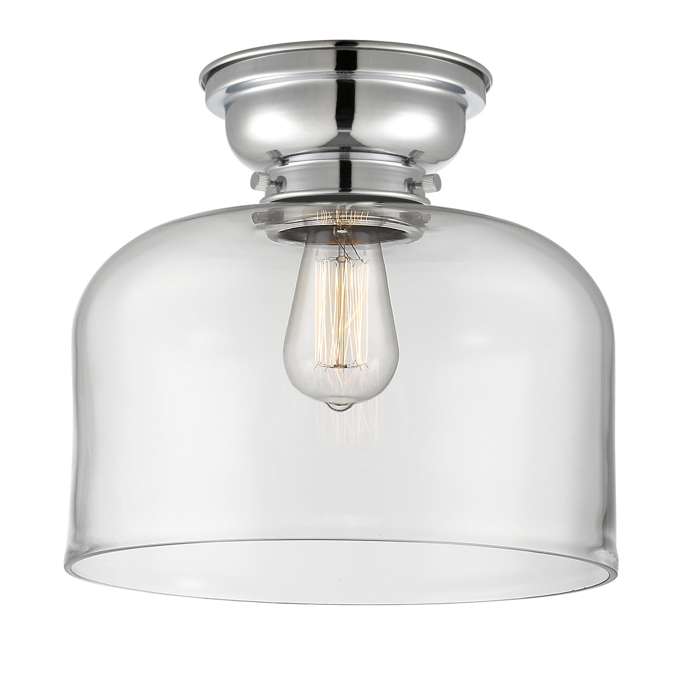 Franklin Flush Mount Brushed Satin Nickel