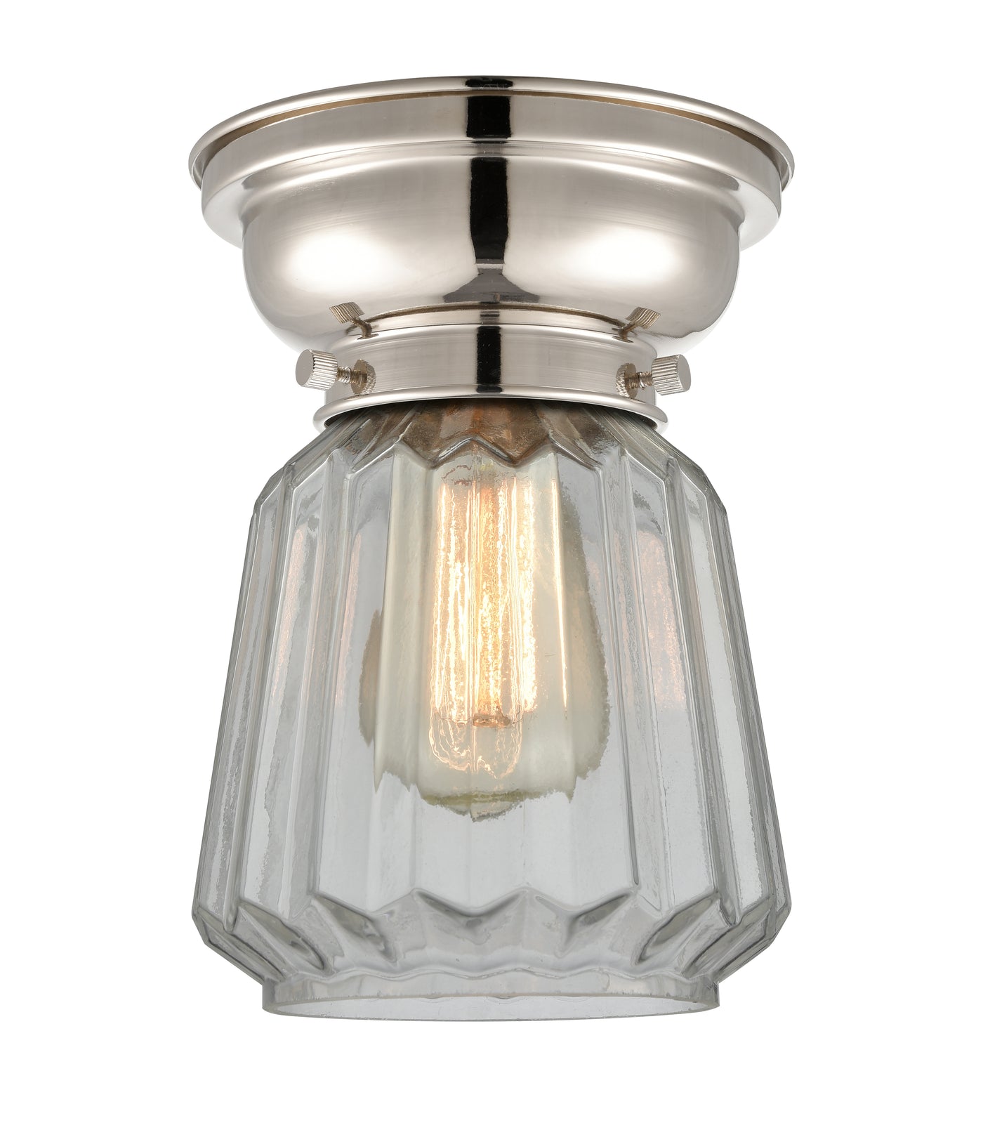 Franklin Flush Mount Brushed Satin Nickel