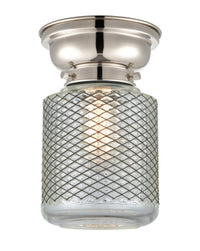 Franklin Flush Mount Brushed Satin Nickel