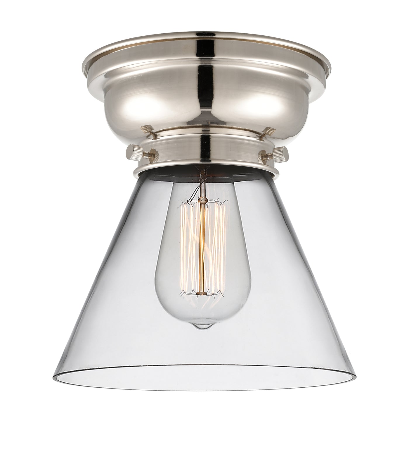 Franklin Flush Mount Brushed Satin Nickel