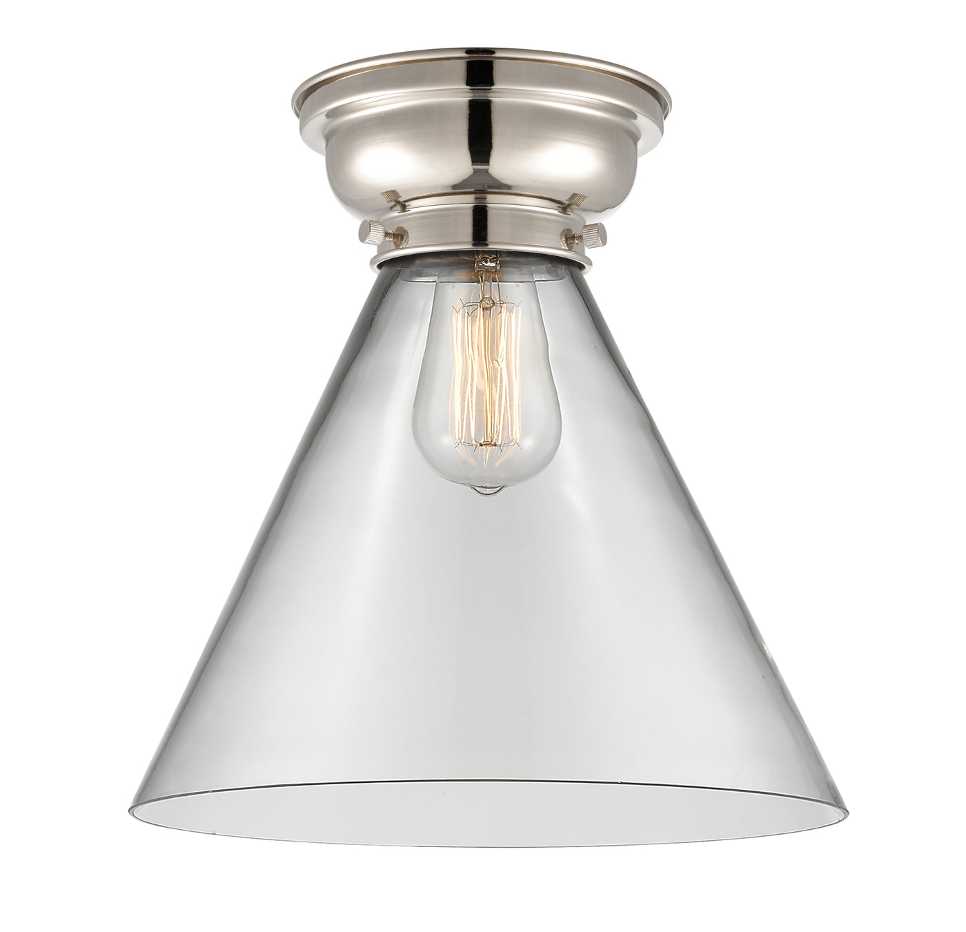 Franklin Flush Mount Brushed Satin Nickel
