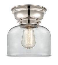 Franklin Flush Mount Glass Steel Design