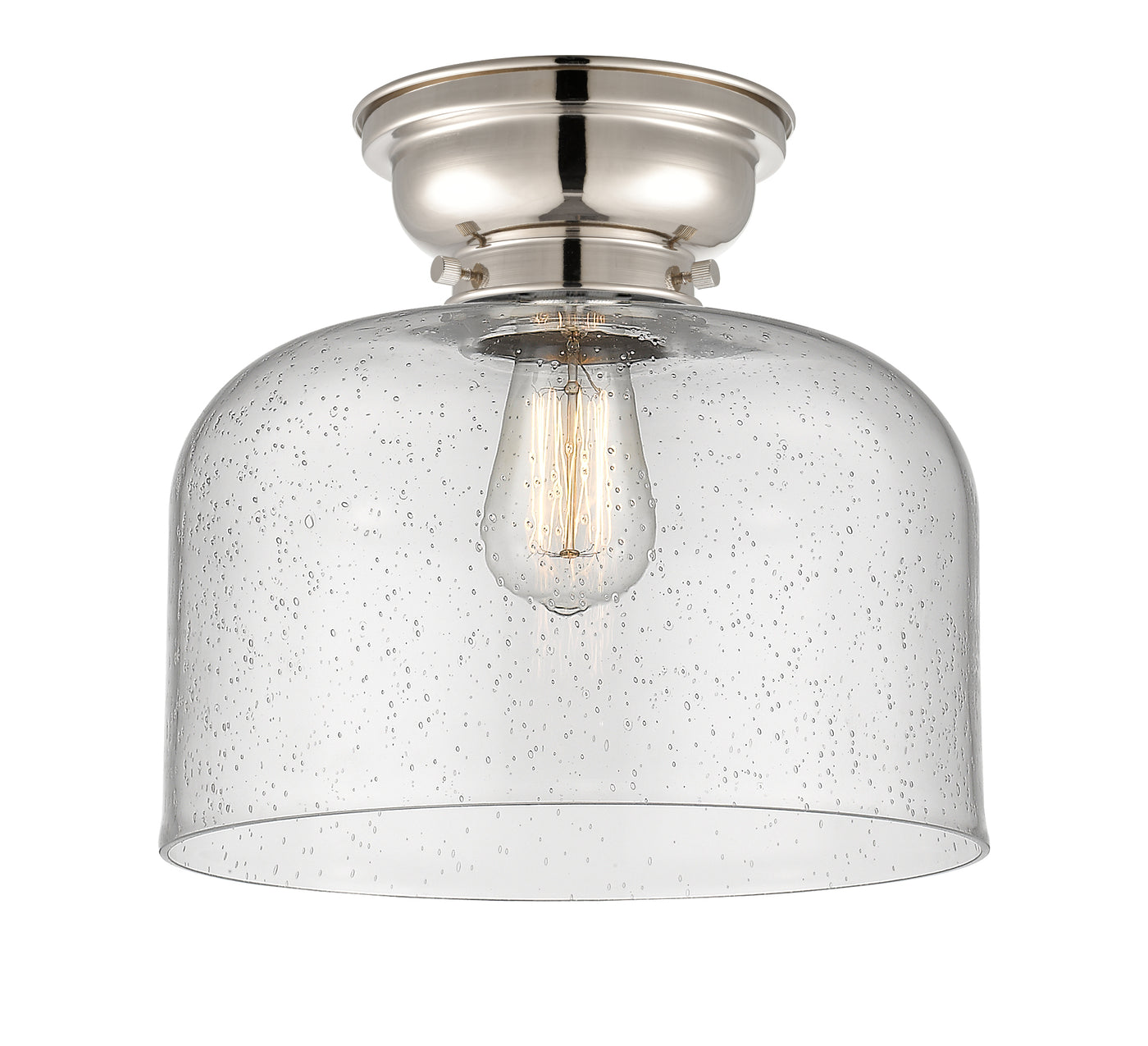 Franklin Flush Mount Brushed Satin Nickel