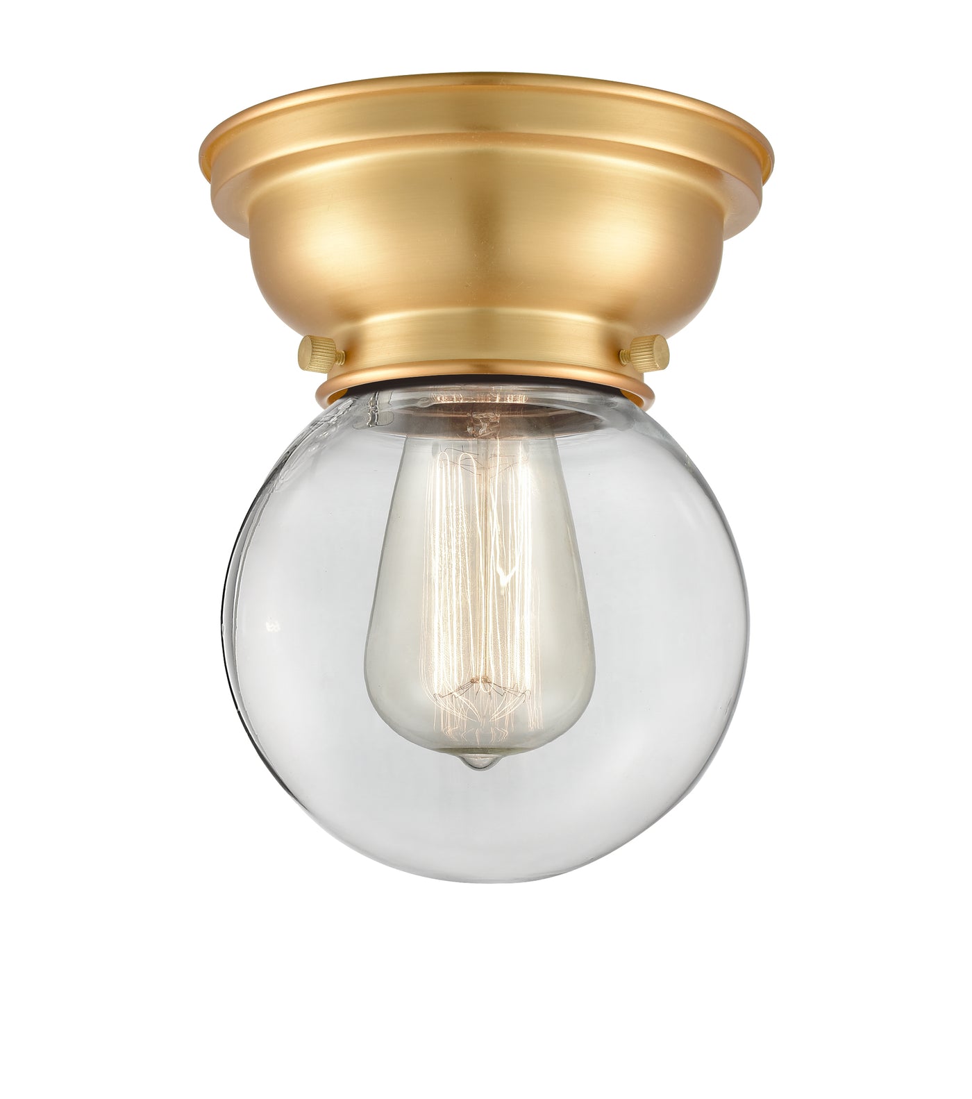 Franklin Flush Mount Brushed Satin Nickel