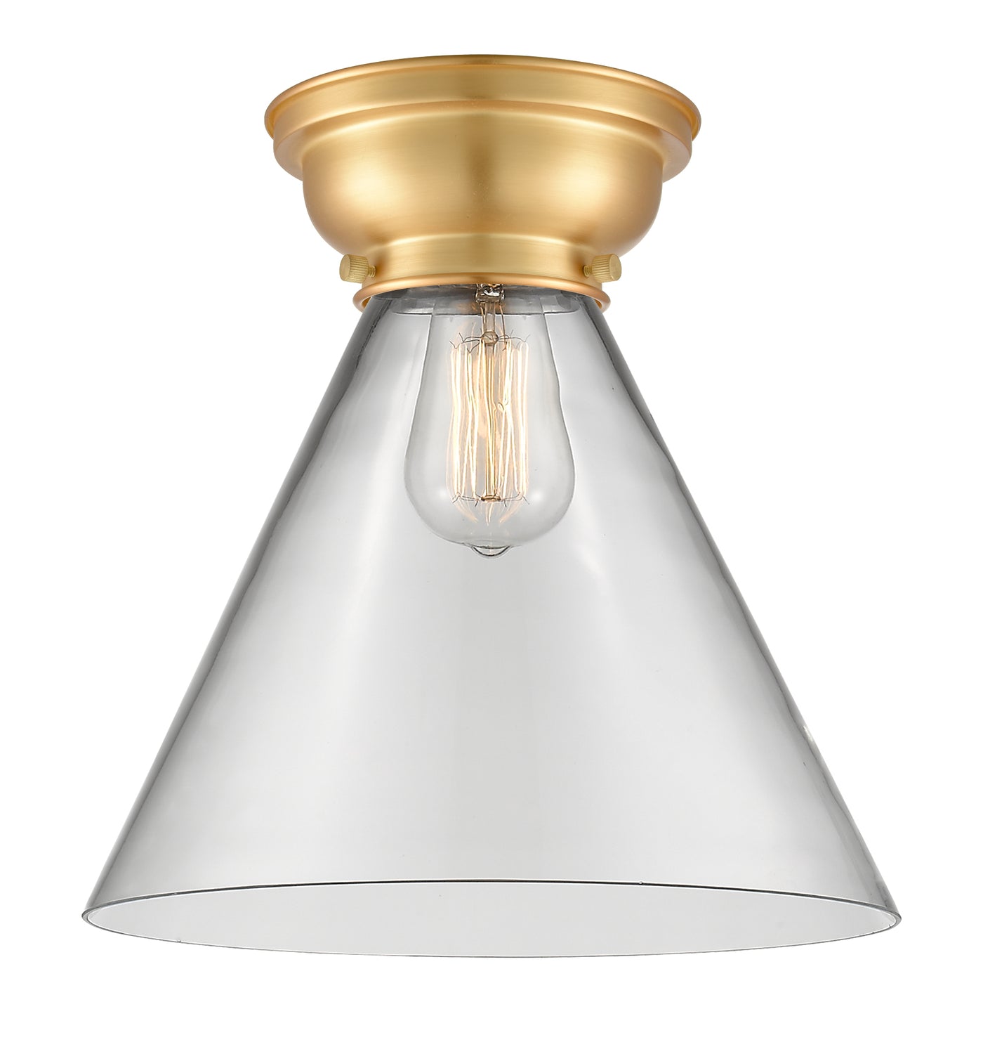 Franklin Flush Mount Brushed Satin Nickel
