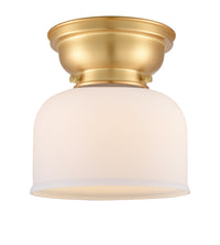 Franklin Flush Mount Glass Steel Design