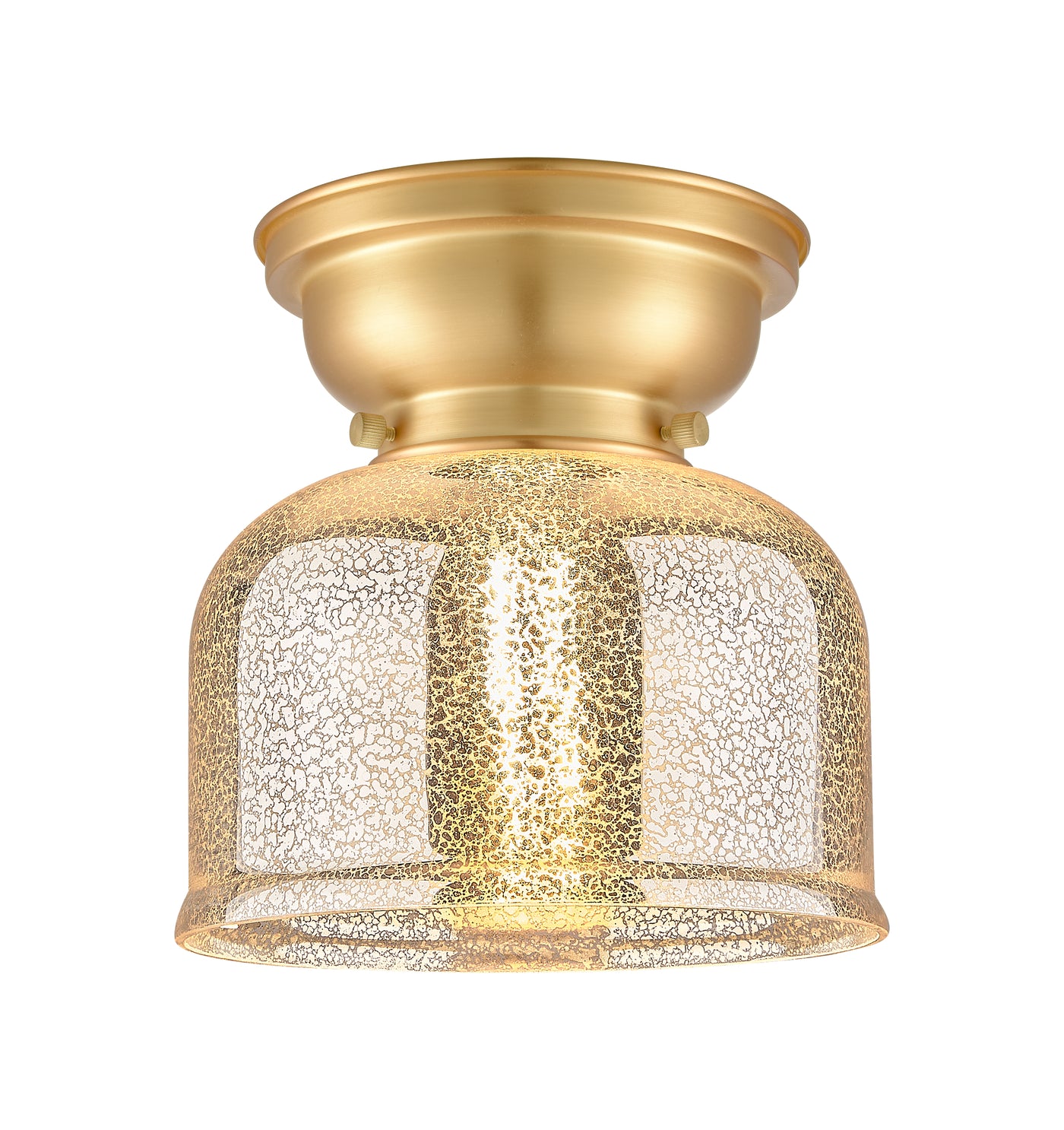 Franklin Flush Mount Glass Steel Design