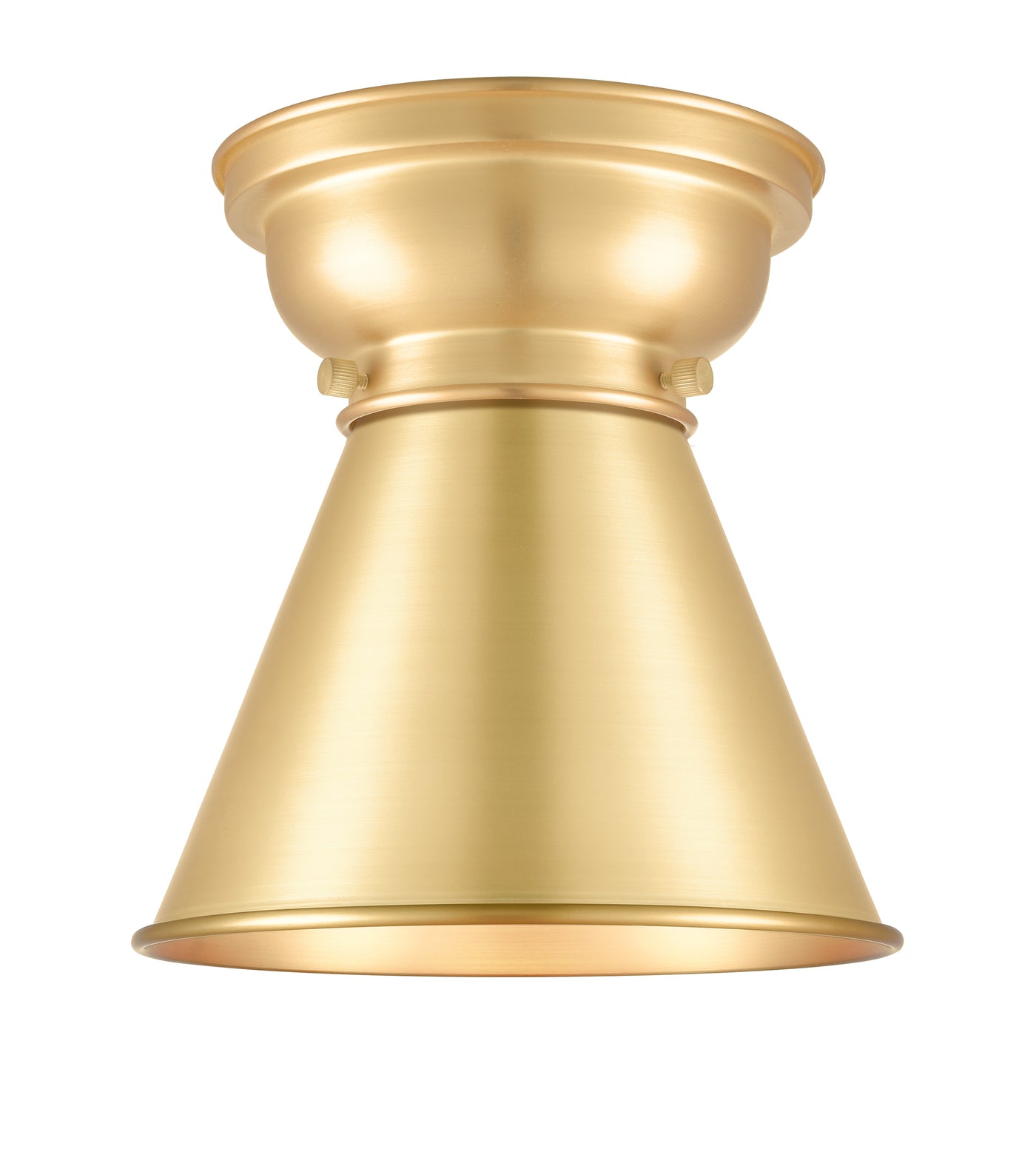 Franklin Flush Mount Brushed Satin Nickel Steel