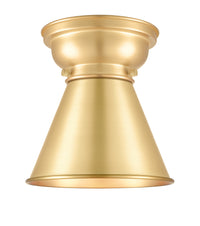 Franklin Flush Mount Brushed Satin Nickel Steel