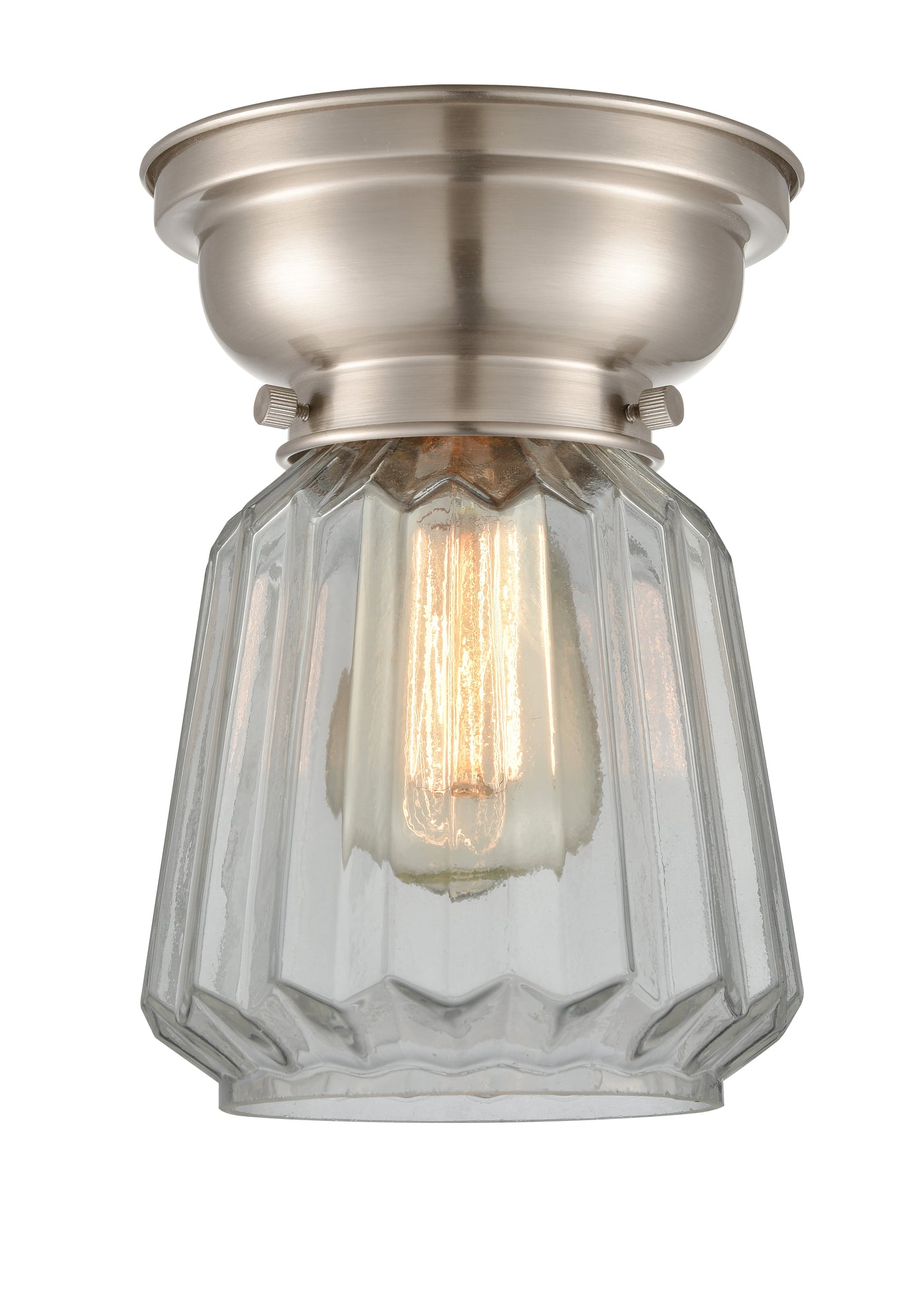 Franklin Flush Mount Brushed Satin Nickel